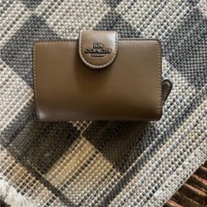 Coach Dark Brown Leather Wallet